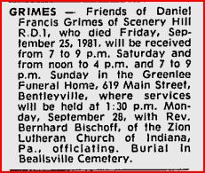 Daniel Francis Grimes